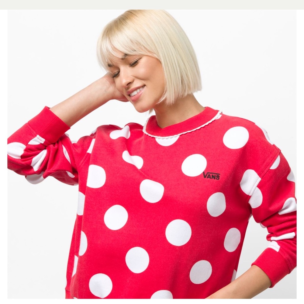 Disney X Vans Minnie Mouse Boxy Crew Sweatshirt